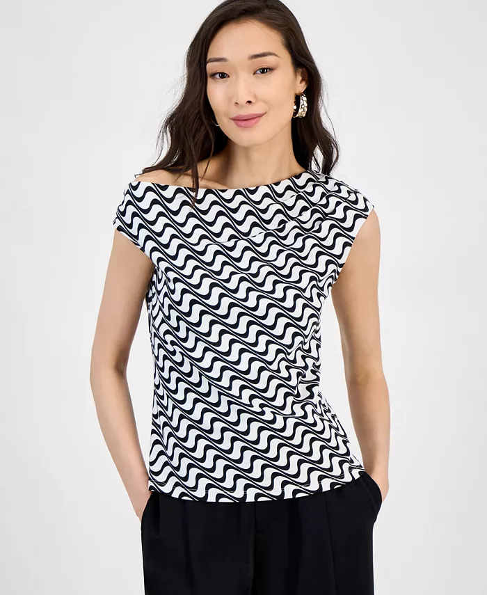 Женский хлопковый топ с удлиненными плечами и воротником-капюшоном I.N.C. International Concepts, черный
Женский хлопковый топ с удлиненными плечами и воротником-капюшоном I.N.C. International Concepts, черный