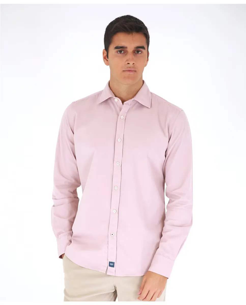 Мужская повседневная хлопковая рубашка, мягкая, приталенная, однотонная, светло-розового цвета Wickett Jones, розовый
Мужская повседневная хлопковая рубашка, мягкая, приталенная, однотонная, светло-розового цвета Wickett Jones, розовый