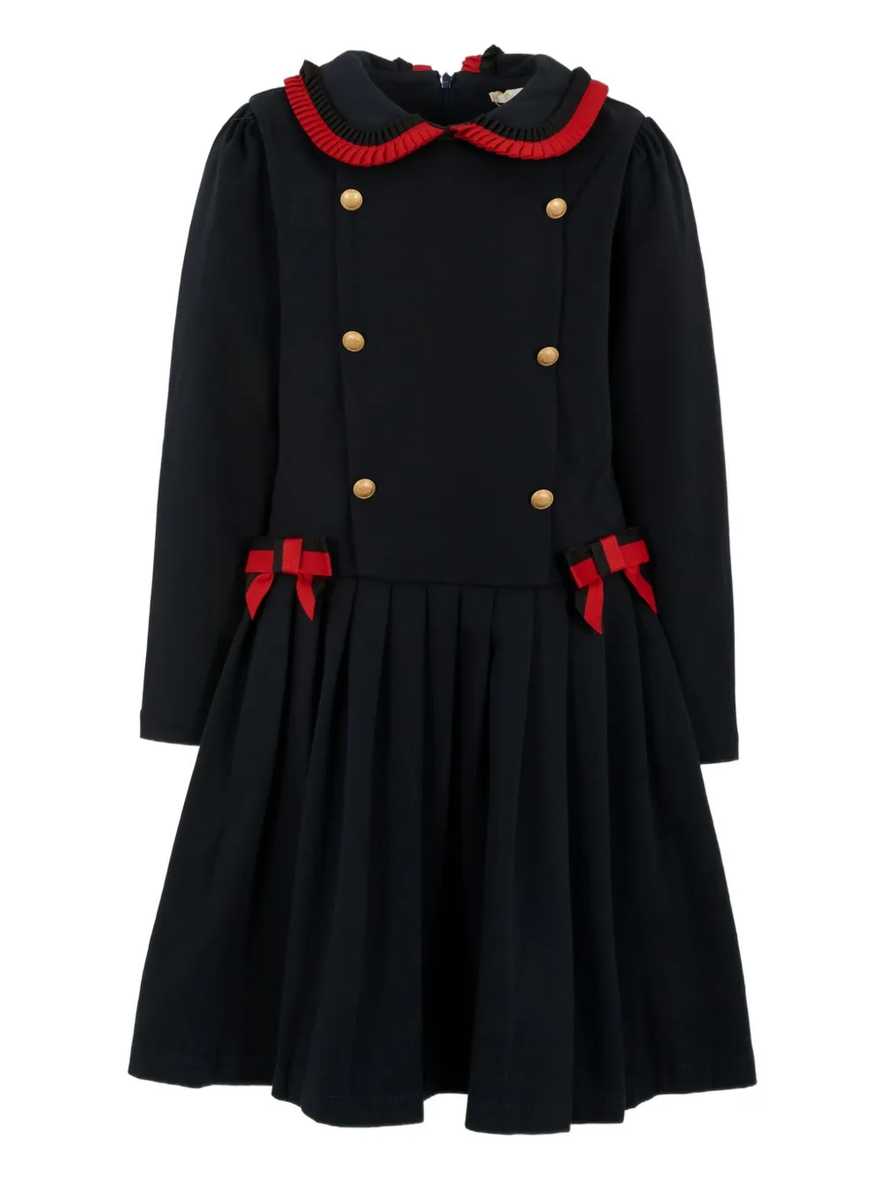 Двубортное платье с бантом Patachou, синий
Двубортное платье с бантом Patachou, синий