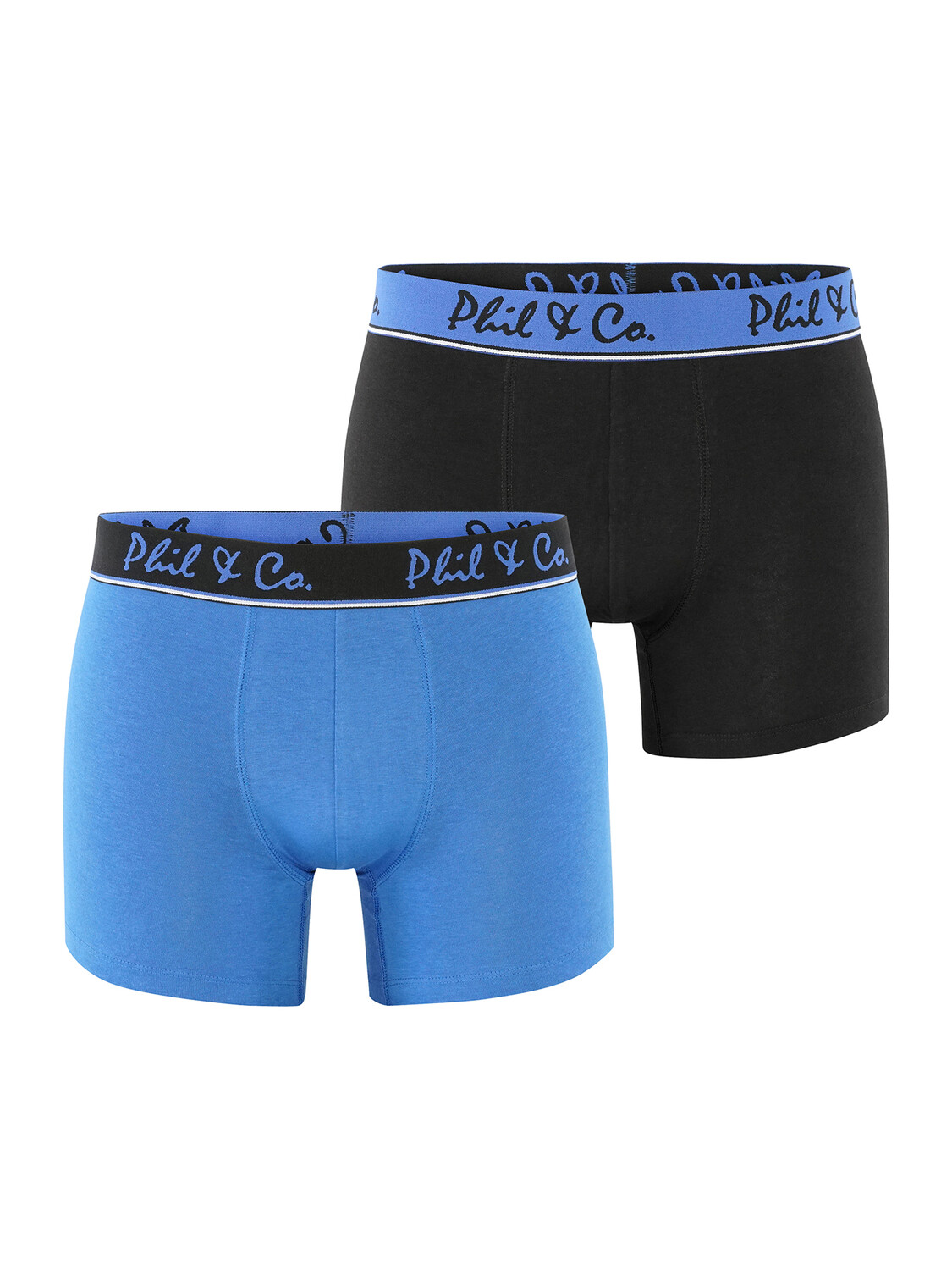 Боксеры Phil & Co Berlin Retroshorts 2-Pack Jersey, цвет black blue
Боксеры Phil & Co Berlin Retroshorts 2-Pack Jersey, цвет black blue
