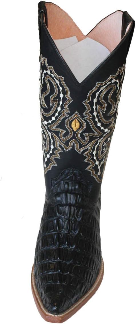 Кожаные ковбойские сапоги Dona Michi с крокодиловой спинкой, ручная работа, роскошные, черный
Кожаные ковбойские сапоги Dona Michi с крокодиловой спинкой, ручная работа, роскошные, черный