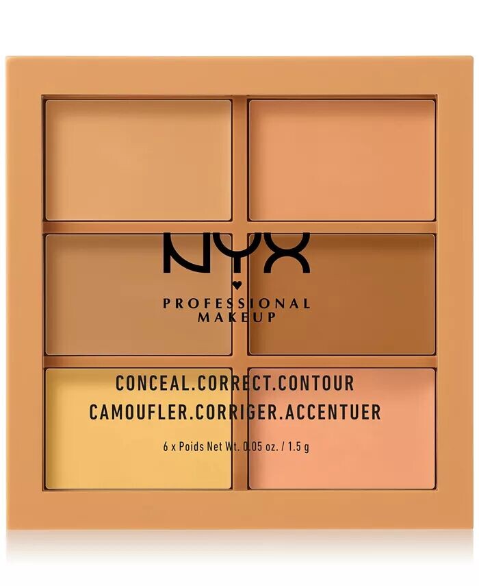Палитра Conceal Correct Contour Medium Nyx Professional Makeup, цвет Medium
Палитра Conceal Correct Contour Medium Nyx Professional Makeup, цвет Medium