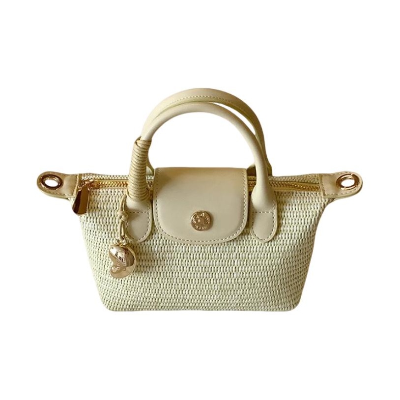 PAYOT Плетёная соломенная сумка через плечо, Light Yellow
PAYOT Плетёная соломенная сумка через плечо, Light Yellow