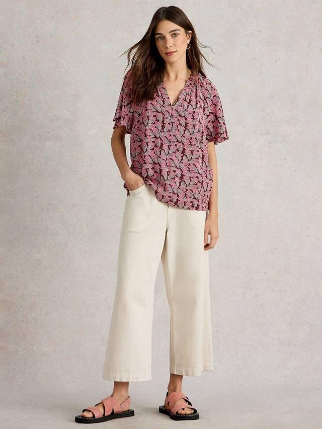 Топ с короткими рукавами Sophia из вискозы LENZING ECOVERO White Stuff
Топ с короткими рукавами Sophia из вискозы LENZING ECOVERO White Stuff