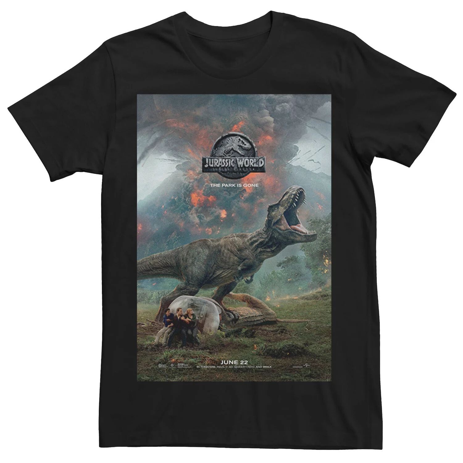 Мужская футболка с плакатом Jurassic World Fallen Kingdom T-Rex Licensed Character
Мужская футболка с плакатом Jurassic World Fallen Kingdom T-Rex Licensed Character