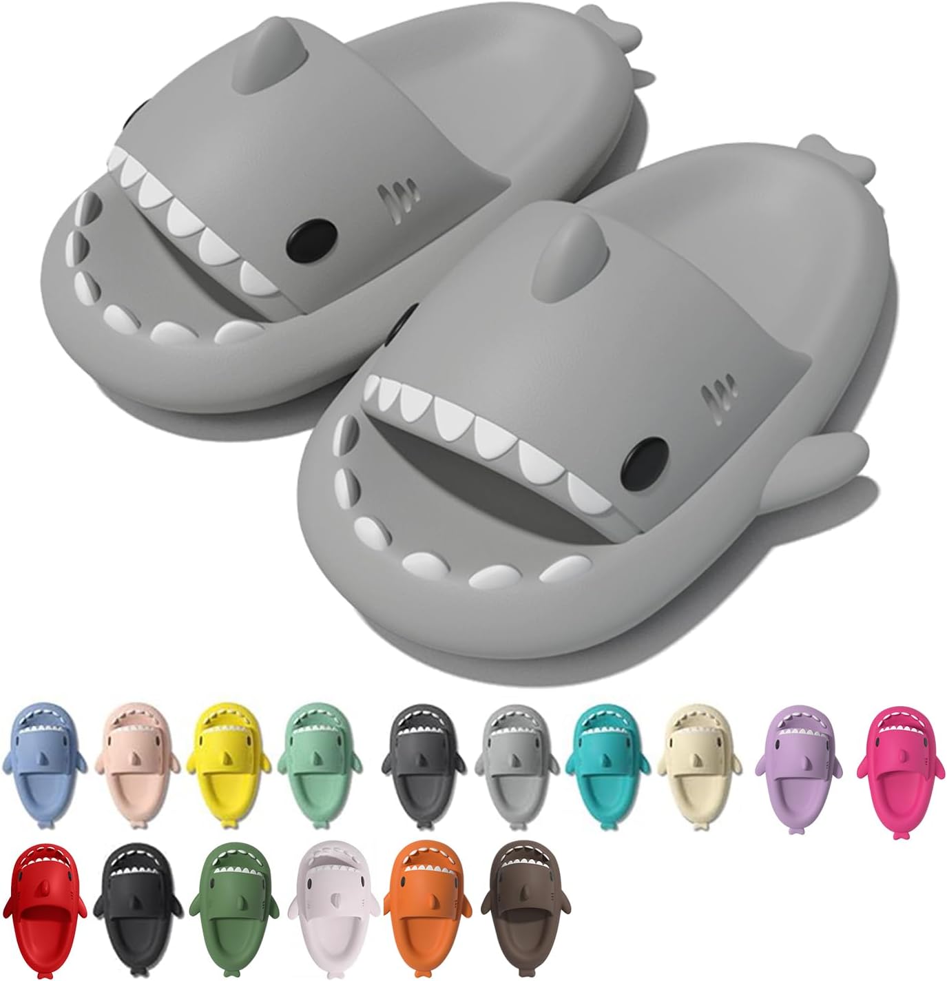 Тапочки Roscylco Shark Cloud, милые шлепанцы с акулой для женщин и мужчин, летние тапочки-сандалии для мальчиков и девочек, спа-платформа, нескользящие пляжные сандалии с открытым носком, душевые тапочки для пары Rosyclo, серый
Тапочки Roscylco Shark Cloud, милые шлепанцы с акулой для женщин и мужчин, летние тапочки-сандалии для мальчиков и девочек, спа-платформа, нескользящие пляжные сандалии с открытым носком, душевые тапочки для пары Rosyclo, серый