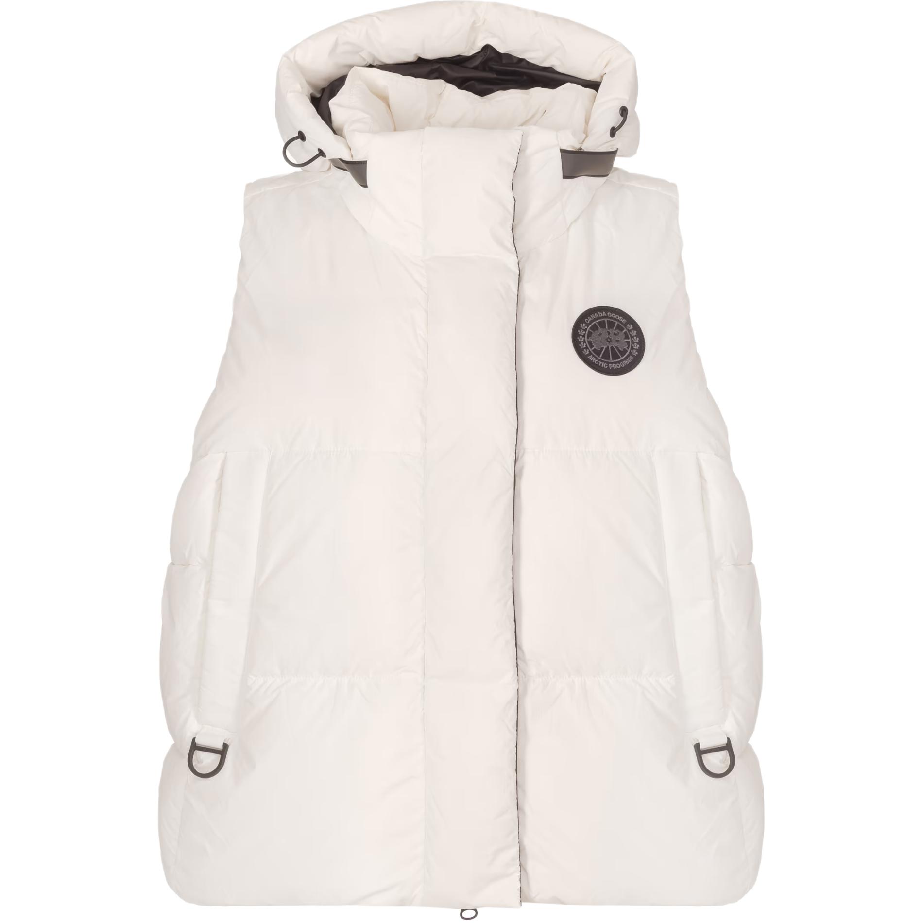 Canada Goose Женские жилеты с капюшоном, белый, умеренно прямой крой
Canada Goose Женские жилеты с капюшоном, белый, умеренно прямой крой