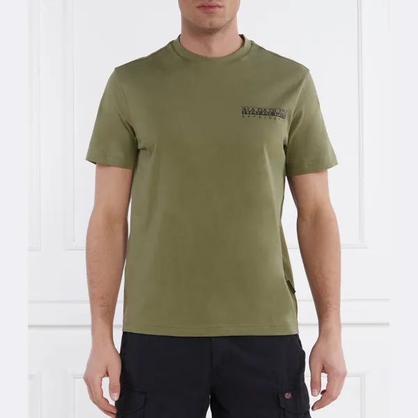 Футболка стандартного кроя Napapijri, хаки
Футболка стандартного кроя Napapijri, хаки