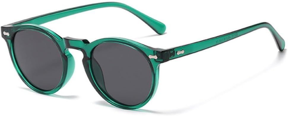 Солнцезащитные очки LVTFCO Retro круглые поляризованные женские модные с заклепками, защита от УФ-излучения UV400, мужские панк темно-зеленые солнцезащитные очки, Green Grey
Солнцезащитные очки LVTFCO Retro круглые поляризованные женские модные с заклепками, защита от УФ-излучения UV400, мужские панк темно-зеленые солнцезащитные очки, Green Grey