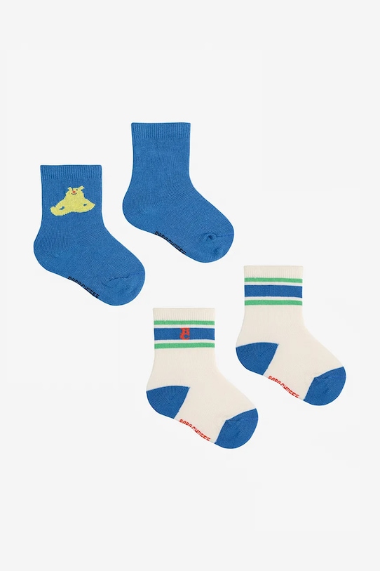 Детские носки Hug Me Bear, 2 пары Bobo Choses, синий
Детские носки Hug Me Bear, 2 пары Bobo Choses, синий