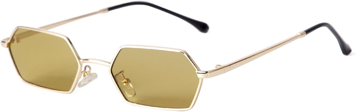 Солнцезащитные очки с защитой от УФ-излучения UV400 | Металлическая желтая маленькая оправа | Для женщин и мужчин, для занятий спортом на открытом воздухе и вождения DSVIGF, 02
Солнцезащитные очки с защитой от УФ-излучения UV400 | Металлическая желтая маленькая оправа | Для женщин и мужчин, для занятий спортом на открытом воздухе и вождения DSVIGF, 02