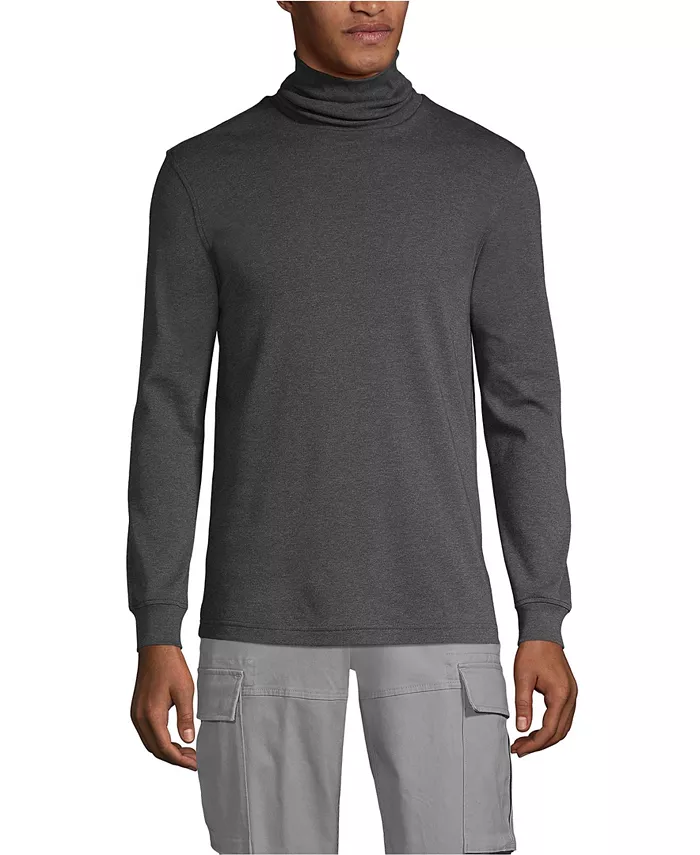 Мужская водолазка из хлопка Supima Lands' End, черный
Мужская водолазка из хлопка Supima Lands' End, черный