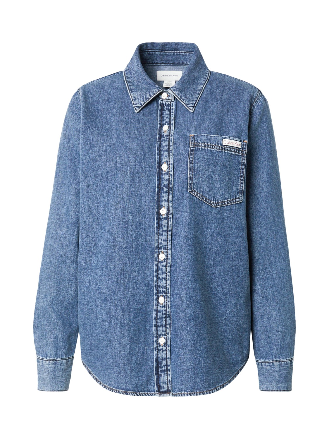 Calvin Klein Jeans Блузка в синем дениме
Calvin Klein Jeans Блузка в синем дениме