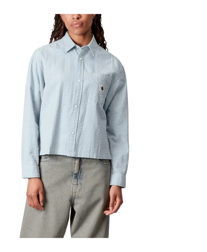 Полосатая рубашка Толанда, синий туман Carhartt Wip, синий
Полосатая рубашка Толанда, синий туман Carhartt Wip, синий