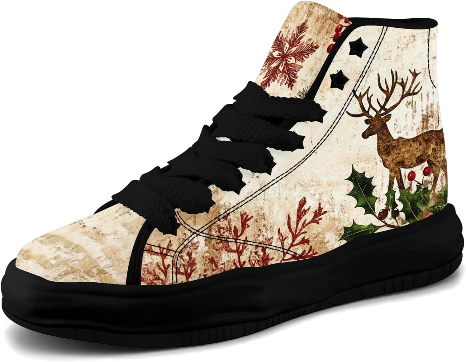 Высокие кеды AWSOLE на Рождество для женщин и мужчин, милые праздничные кроссовки из холщовой ткани, для вечеринок, повседневные шнуровки, модная обувь для прогулок, черный/коричневый/бежевый/темно-зеленый/красный
Высокие кеды AWSOLE на Рождество для женщин и мужчин, милые праздничные кроссовки из холщовой ткани, для вечеринок, повседневные шнуровки, модная обувь для прогулок, черный/коричневый/бежевый/темно-зеленый/красный