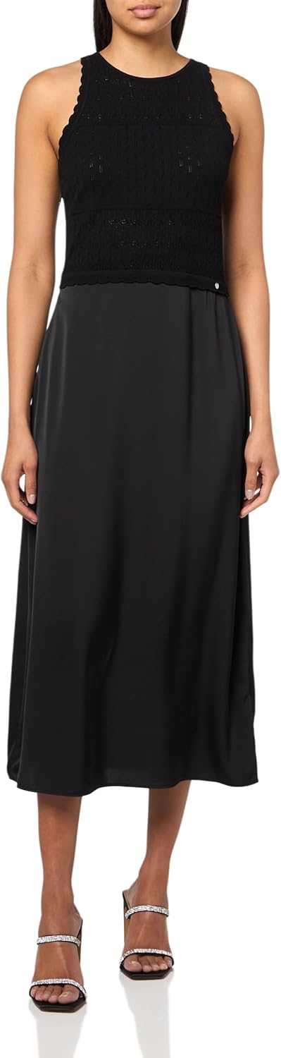 BOSS Женское гибридное вязаное платье, Black Carbon
BOSS Женское гибридное вязаное платье, Black Carbon