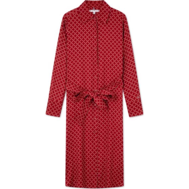 Tommy Hilfiger Женское красное платье с длинными рукавами FW24
Tommy Hilfiger Женское красное платье с длинными рукавами FW24