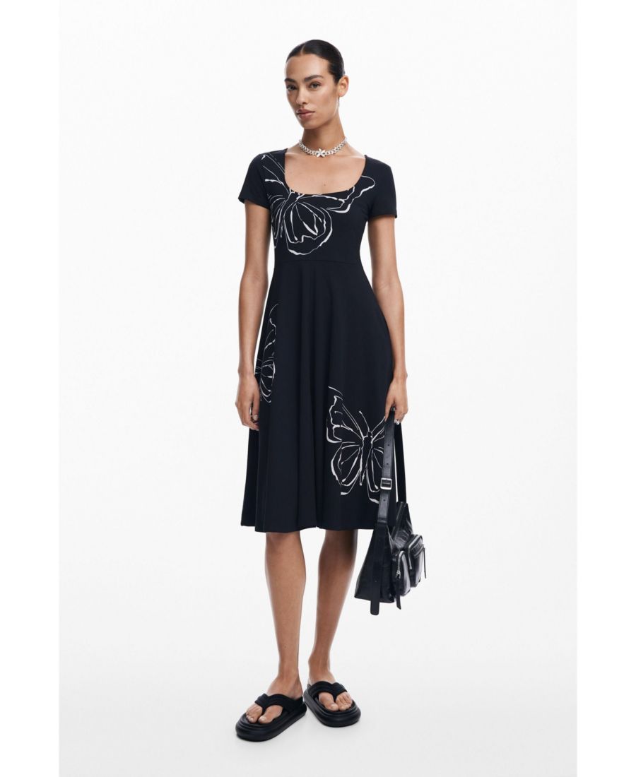 Женское миди-платье Бабочка Desigual, Black
Женское миди-платье Бабочка Desigual, Black