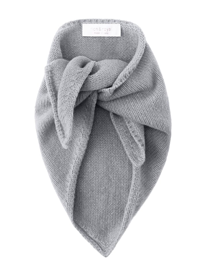 Вязаный треугольный шарф в сером меланжевом цвете Rich & Royal
Вязаный треугольный шарф в сером меланжевом цвете Rich & Royal
