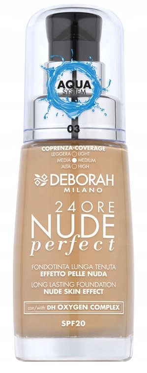 FDT Liquido 24 Ore Perfect Nude 03 песочный тональный крем - Дебора Deborah
FDT Liquido 24 Ore Perfect Nude 03 песочный тональный крем - Дебора Deborah