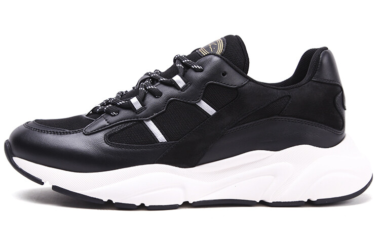 Кроссовки мужские толстые низкие черный/белый Satchi 
Кроссовки мужские толстые низкие черный/белый Satchi