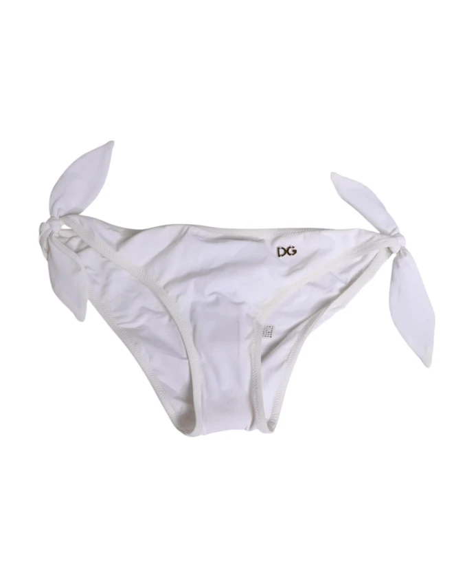Белые плавки от бикини с завязками по бокам и логотипом. Dolce & Gabbana, белый
Белые плавки от бикини с завязками по бокам и логотипом. Dolce & Gabbana, белый