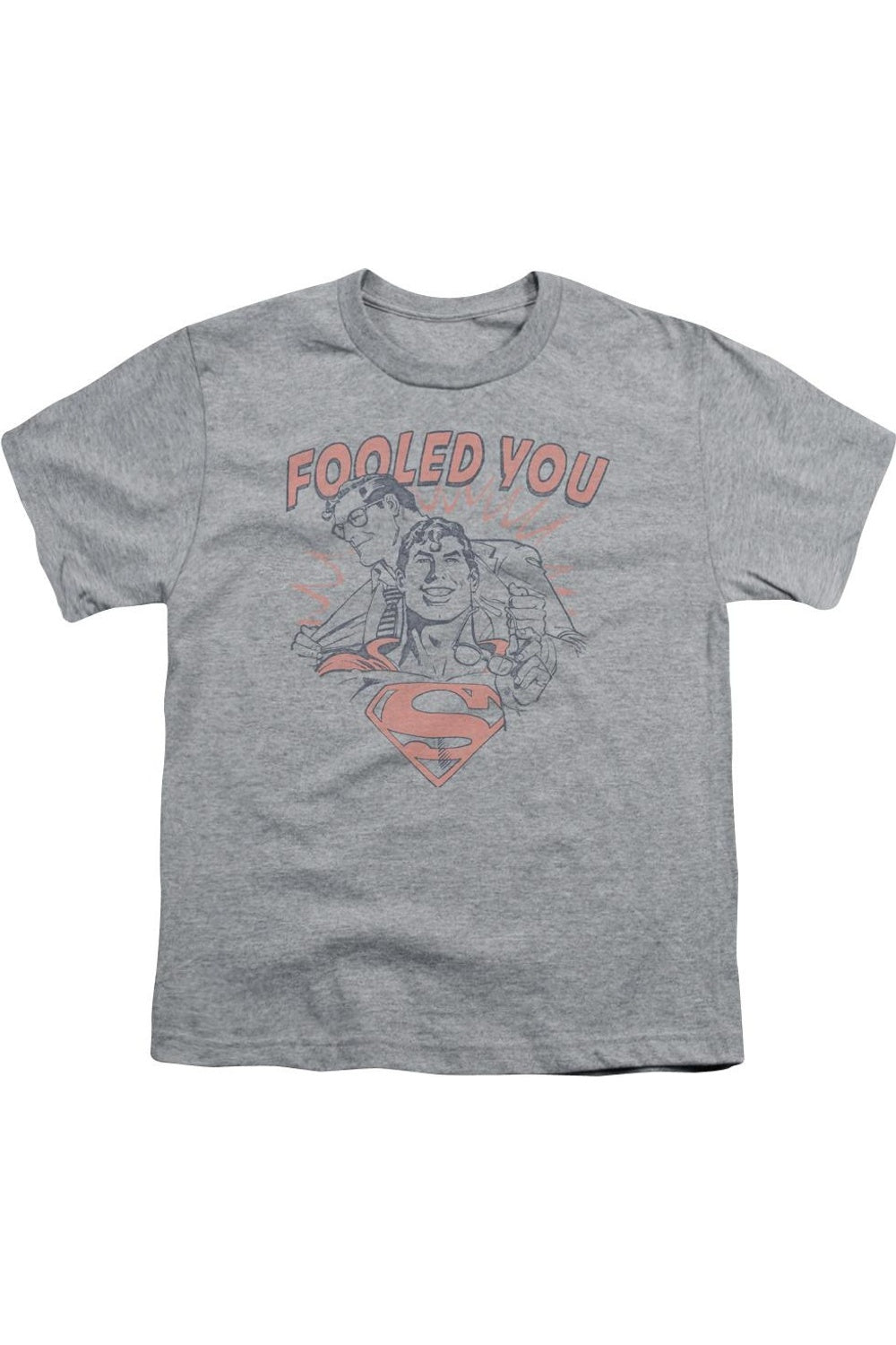Футболка DC Comics "Обманул" с коротким рукавом для детей Gildan, Athletic Heather
Футболка DC Comics "Обманул" с коротким рукавом для детей Gildan, Athletic Heather