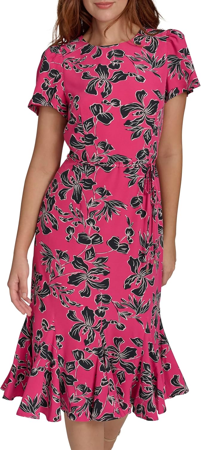 Женское платье миди Tommy Hilfiger с короткими рукавами, плиссированным подолом и поясом-веревкой, Hot Pink Multi
Женское платье миди Tommy Hilfiger с короткими рукавами, плиссированным подолом и поясом-веревкой, Hot Pink Multi
