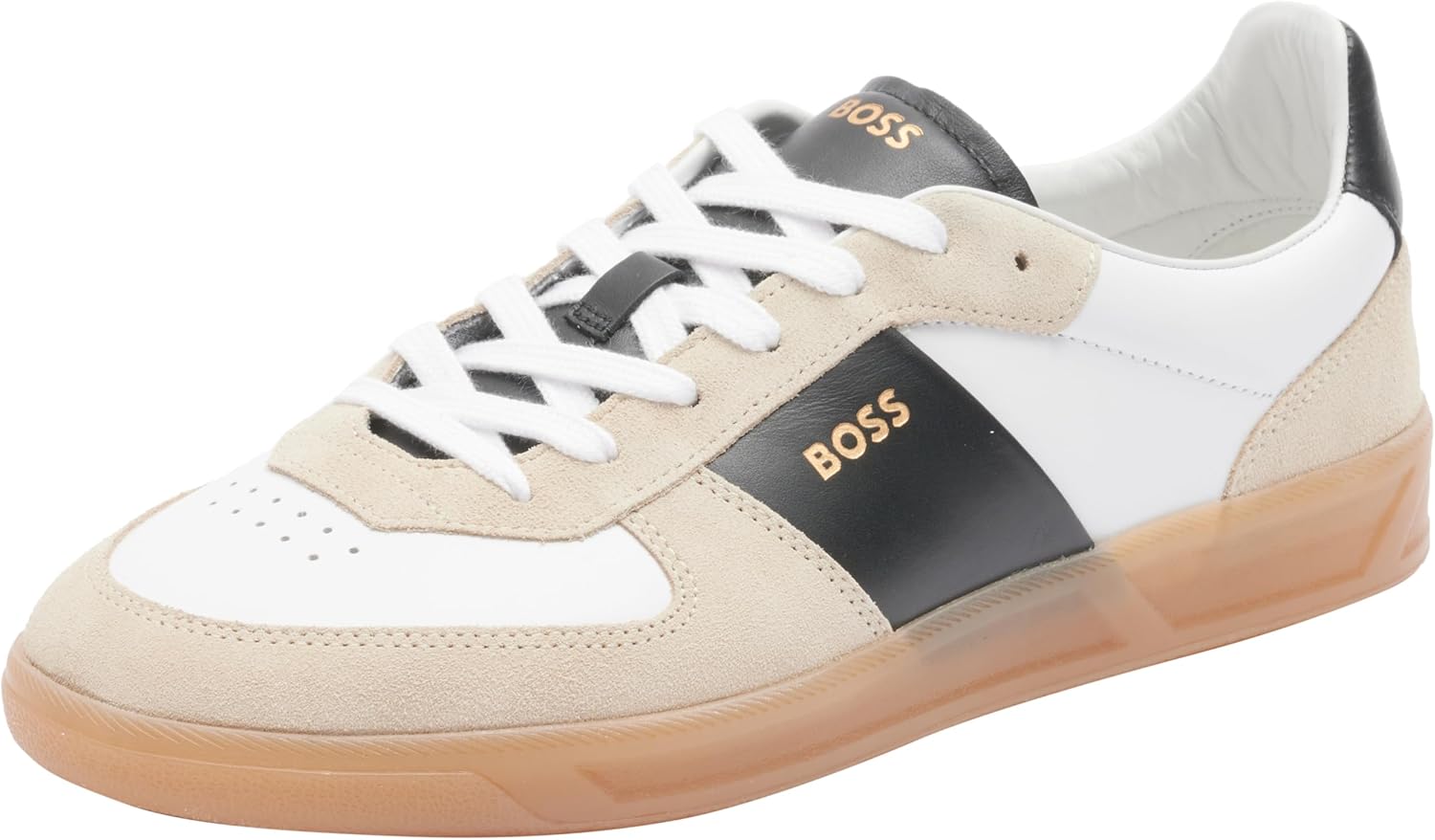 BOSS мужские кроссовки Brandon Tenn из кожи и замши с фольгированным логотипом, размер, Open Beige
BOSS мужские кроссовки Brandon Tenn из кожи и замши с фольгированным логотипом, размер, Open Beige