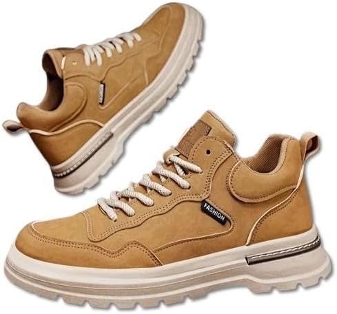 Мужские винтажные британские низкие походные ботинки - повседневные шнуровочные туфли с прочной подошвой из ПВХ, комфорт на весь сезон для активного отдыха и повседневной носки, туристическое снаряжение Minlaidian, желтый
Мужские винтажные британские низкие походные ботинки - повседневные шнуровочные туфли с прочной подошвой из ПВХ, комфорт на весь сезон для активного отдыха и повседневной носки, туристическое снаряжение Minlaidian, желтый