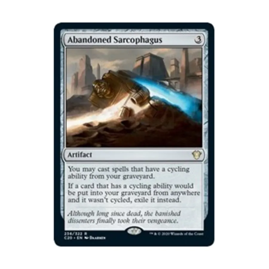 CCG Заброшенный саркофаг (клавиша R), MTG - Commander 2020
CCG Заброшенный саркофаг (клавиша R), MTG - Commander 2020