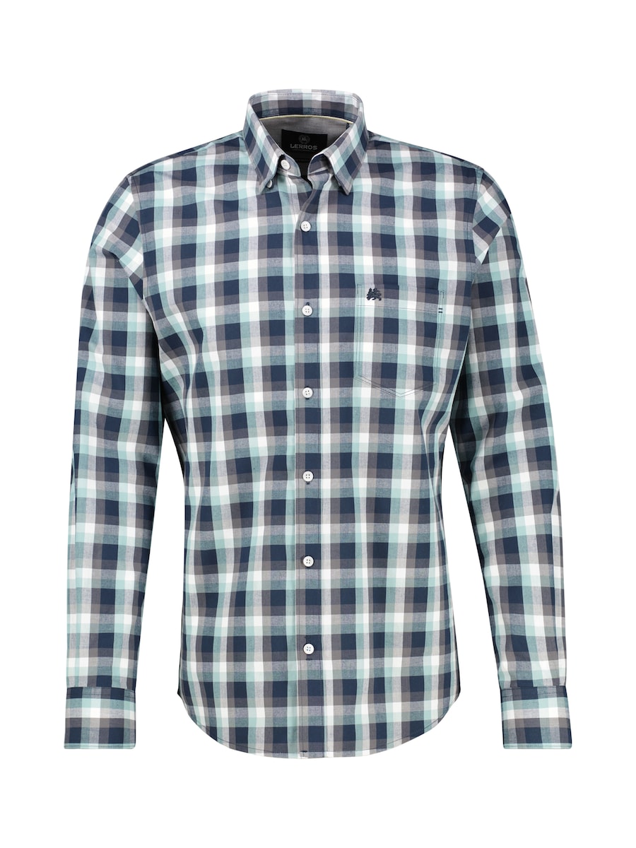 Рубашка на пуговицах классического кроя LERROS, серый
Рубашка на пуговицах классического кроя LERROS, серый