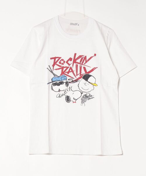 Футболка с коротким рукавом, принт PEANUTS, рок-стиль, белый
Футболка с коротким рукавом, принт PEANUTS, рок-стиль, белый