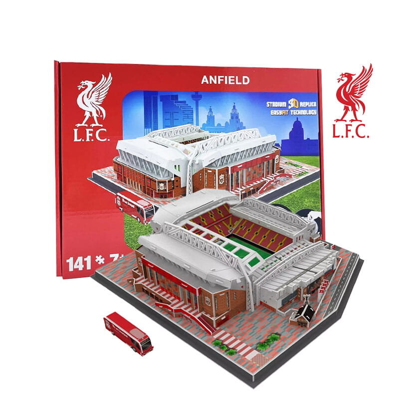 Футбольный стадион ЭНФИЛД - Liverpool FC - 3D пазл 141 деталь - модель клуба HABARRI
Футбольный стадион ЭНФИЛД - Liverpool FC - 3D пазл 141 деталь - модель клуба HABARRI