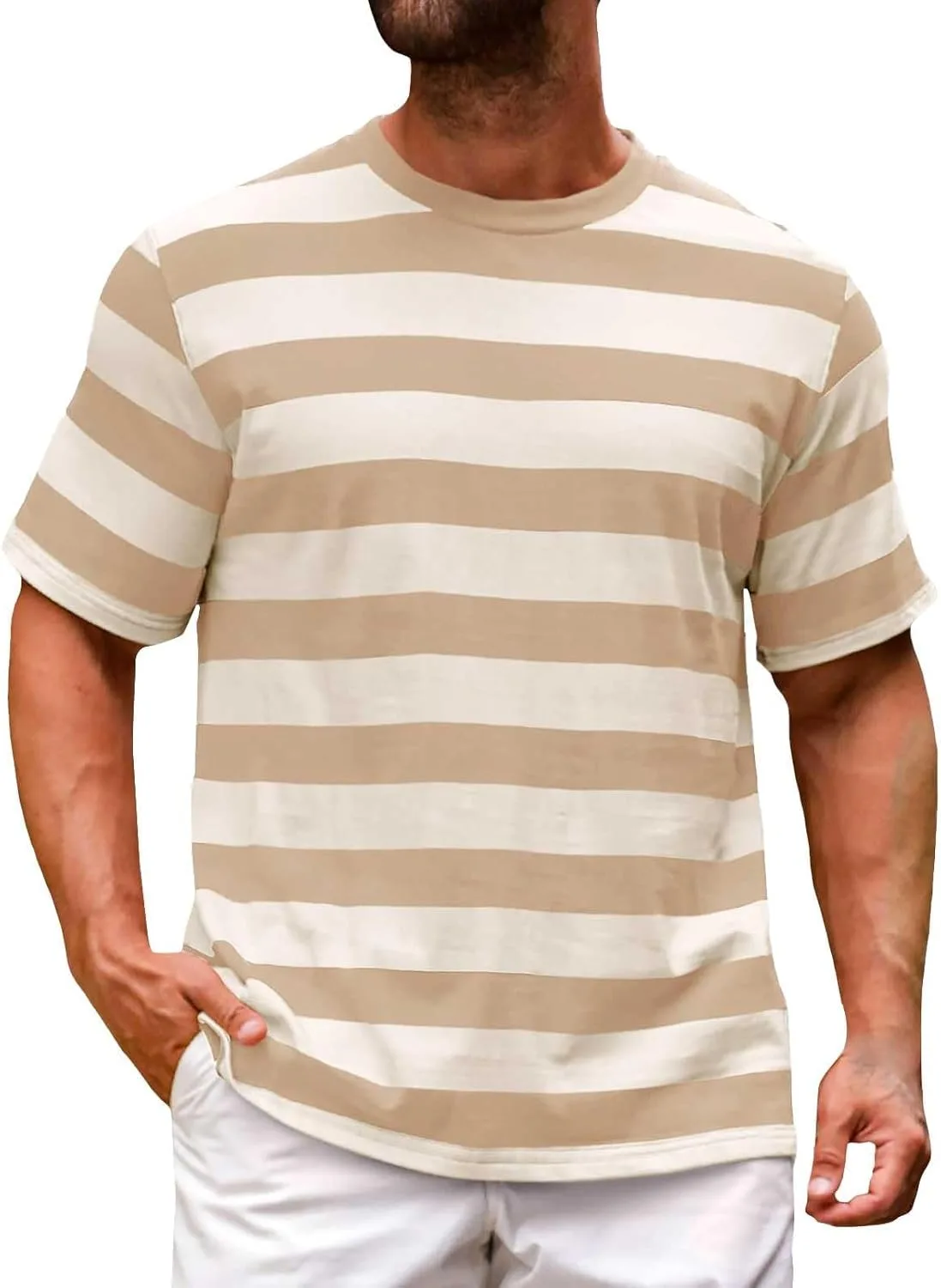 Футболка мужская Casual Shirts с коротким рукавом, полоска, Stretch XDFVC
Футболка мужская Casual Shirts с коротким рукавом, полоска, Stretch XDFVC