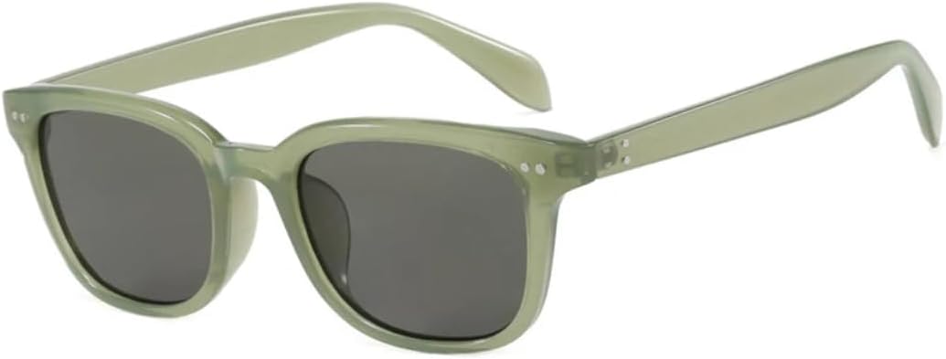 Солнцезащитные очки с защитой UV400 | Линзы с мелкими заклепками, конфетного цвета | Для женщин и мужчин, для занятий спортом на открытом воздухе и вождения DSVIGF, Green Gray
Солнцезащитные очки с защитой UV400 | Линзы с мелкими заклепками, конфетного цвета | Для женщин и мужчин, для занятий спортом на открытом воздухе и вождения DSVIGF, Green Gray