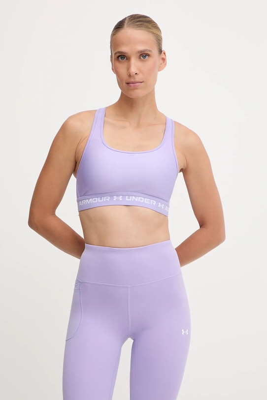Спортивный бюстгальтер с перекрещивающимися бретелями Under Armour, фиолетовый
Спортивный бюстгальтер с перекрещивающимися бретелями Under Armour, фиолетовый