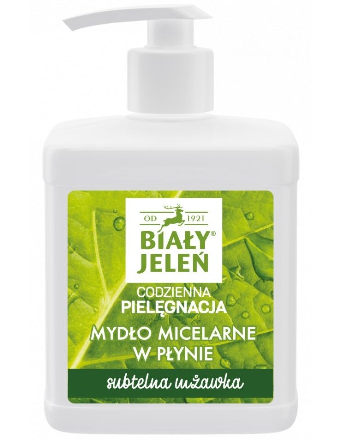 Biały Jeleń, Жидкое мицеллярное мыло Subtle Drizzle, 500 мл
Biały Jeleń, Жидкое мицеллярное мыло Subtle Drizzle, 500 мл