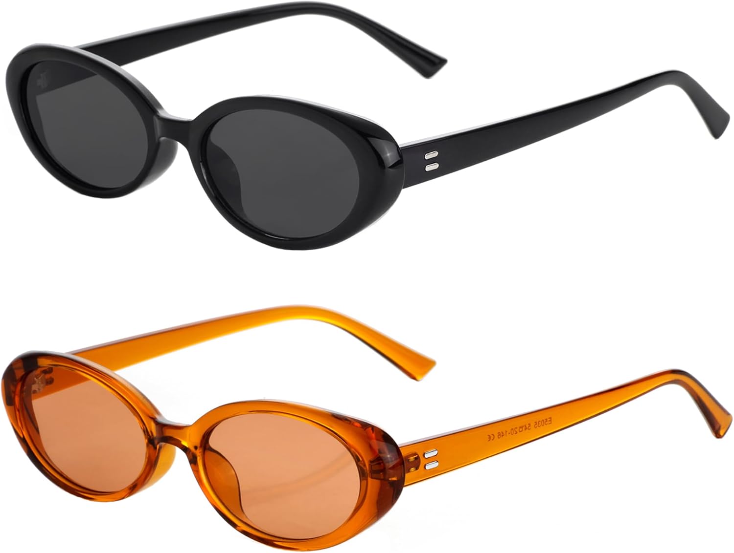 Винтажные солнцезащитные очки Onrtry маленького овального размера для женщин и мужчин, 90-е годы, узкие очки, защита UV400, комплект из 2 штук, A06 Black/Grey+dark Brown/Brown
Винтажные солнцезащитные очки Onrtry маленького овального размера для женщин и мужчин, 90-е годы, узкие очки, защита UV400, комплект из 2 штук, A06 Black/Grey+dark Brown/Brown