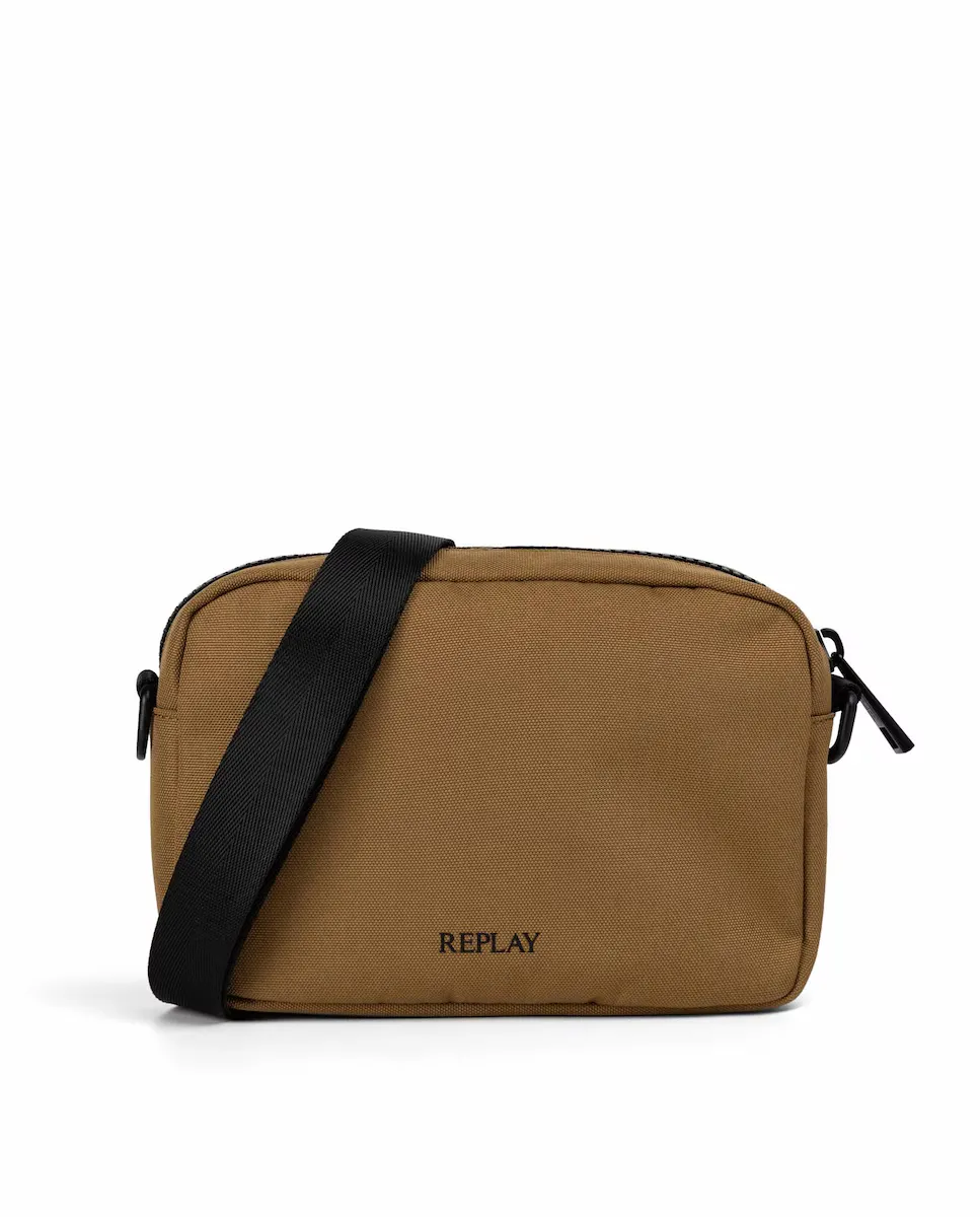 Мужская сумка через плечо с застежкой-молнией Replay, коричневый
Мужская сумка через плечо с застежкой-молнией Replay, коричневый