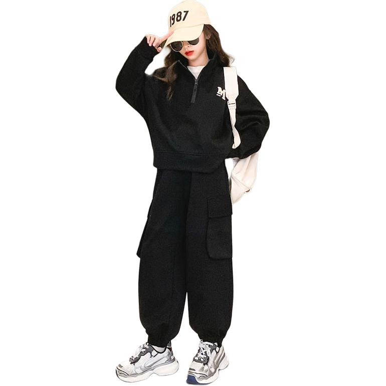 Повседневная спортивная одежда для подростков весна-осень Disney, черный
Повседневная спортивная одежда для подростков весна-осень Disney, черный