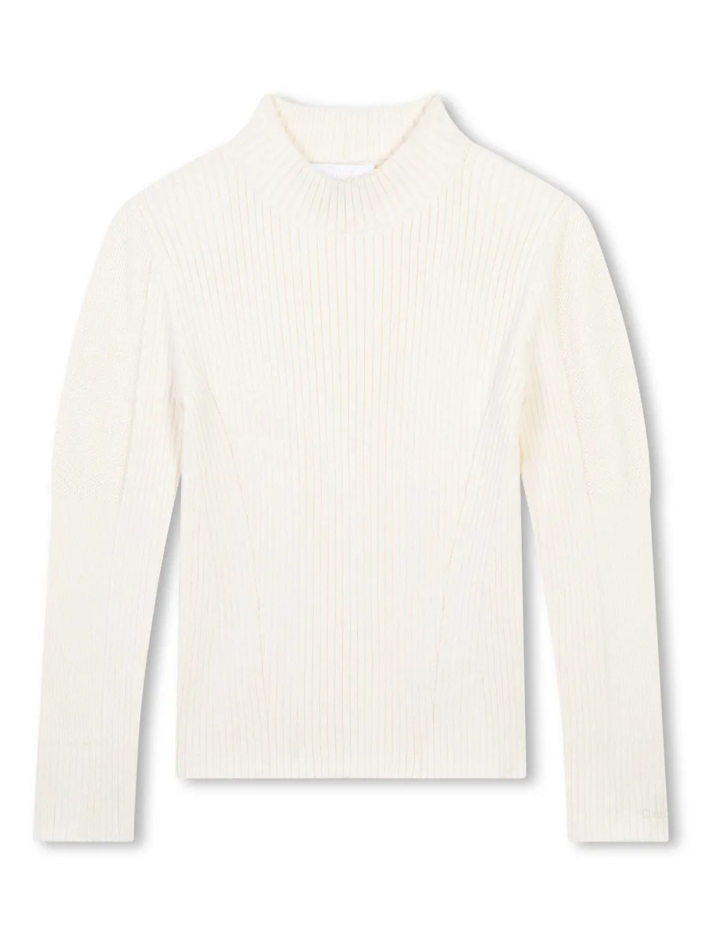 Джемпер с высоким воротником Chloé Kids, белый
Джемпер с высоким воротником Chloé Kids, белый