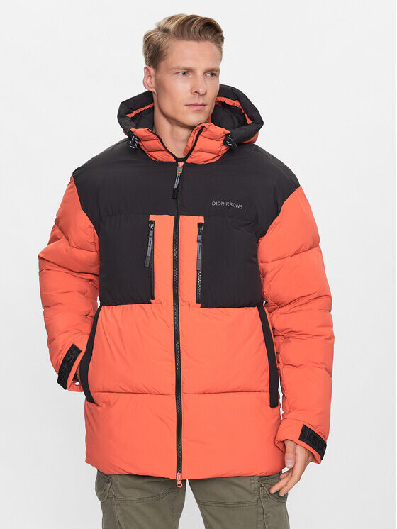 Пуховик стандартного кроя Didriksons, оранжевый 
Пуховик стандартного кроя Didriksons, оранжевый