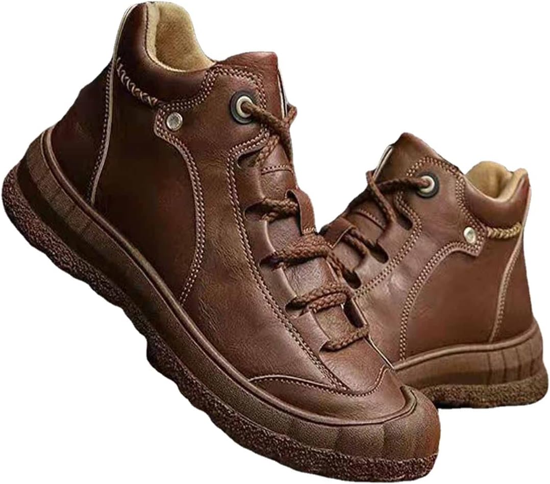 Мужские походные ботинки MSYINGL, утепленные кожаные кроссовки, легкие обувь для скалолазания с защитой носка, коричневый
Мужские походные ботинки MSYINGL, утепленные кожаные кроссовки, легкие обувь для скалолазания с защитой носка, коричневый