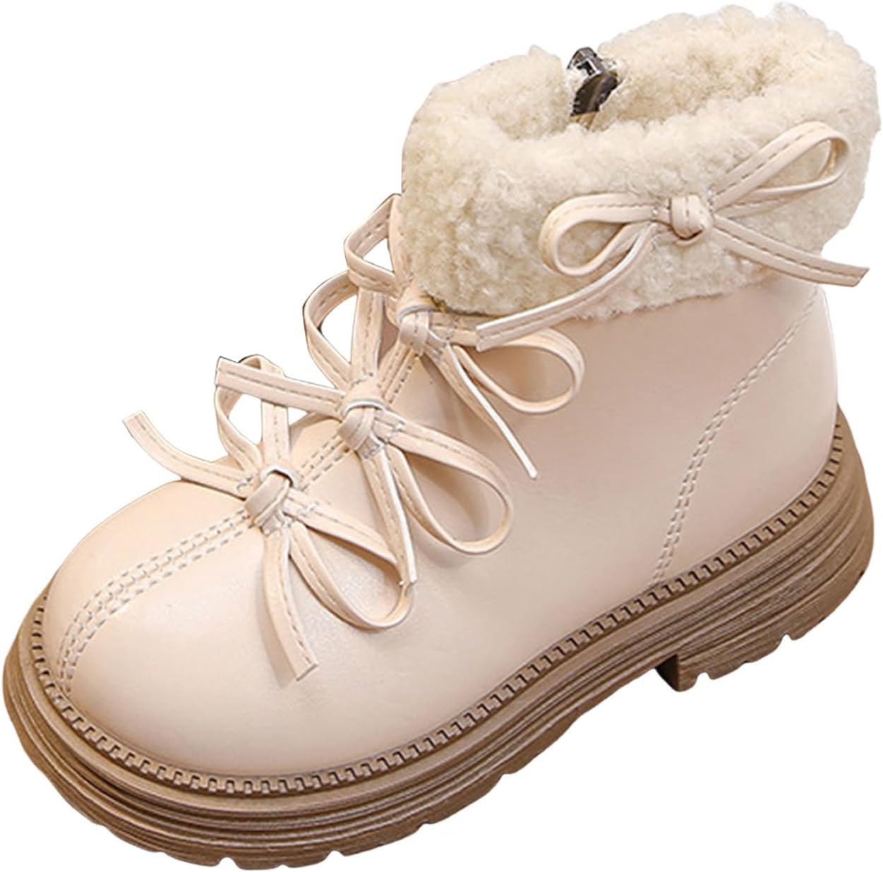 IWIHMIV Toddler Girls Bow Knot Ankle Boots Comfortable Non Slip Side Zipper Short Boots Cute Plus Velvet Dress Booties, Beige
IWIHMIV Toddler Girls Bow Knot Ankle Boots Comfortable Non Slip Side Zipper Short Boots Cute Plus Velvet Dress Booties, Beige