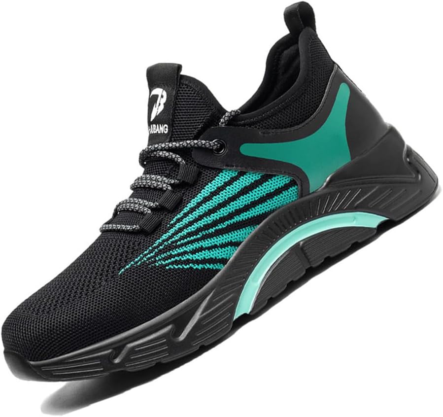 KYOESCAI Мужские кроссовки с легким стальным носком, удобные и дышащие промышленные кроссовки, зеленый
KYOESCAI Мужские кроссовки с легким стальным носком, удобные и дышащие промышленные кроссовки, зеленый