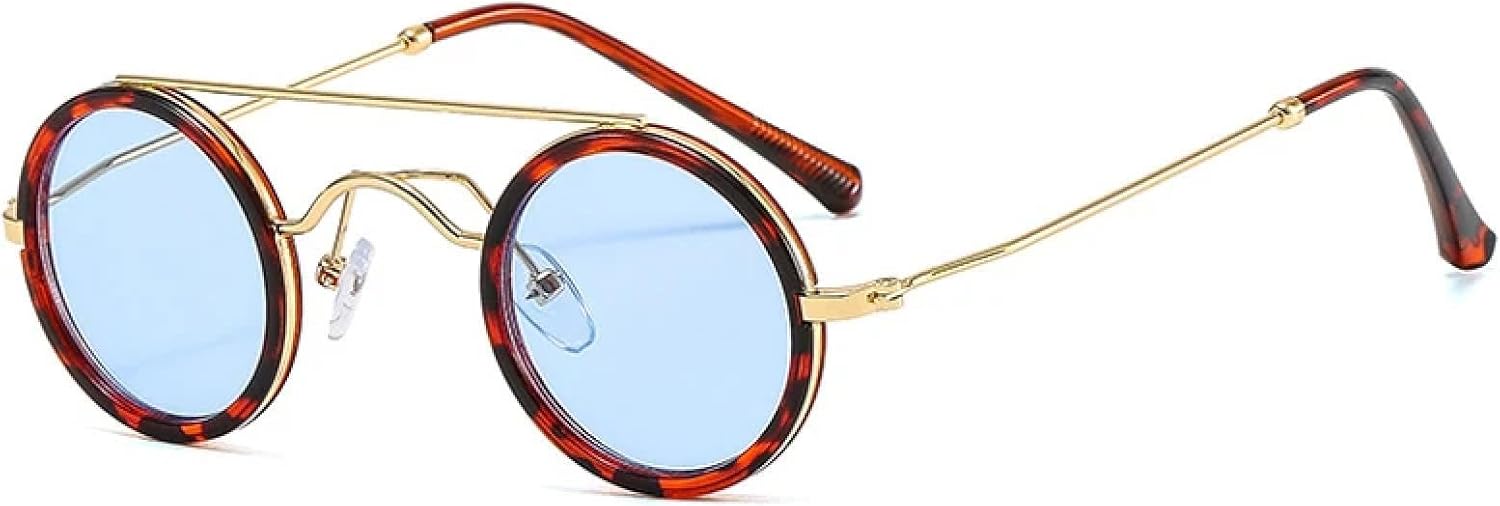 Популярные модные маленькие круглые солнцезащитные очки для женщин в винтажном стиле, металлик, панк, для мужчин, с прозрачными линзами Ocean Lens Uv400 HHZZYVY, Leopard Blue
Популярные модные маленькие круглые солнцезащитные очки для женщин в винтажном стиле, металлик, панк, для мужчин, с прозрачными линзами Ocean Lens Uv400 HHZZYVY, Leopard Blue