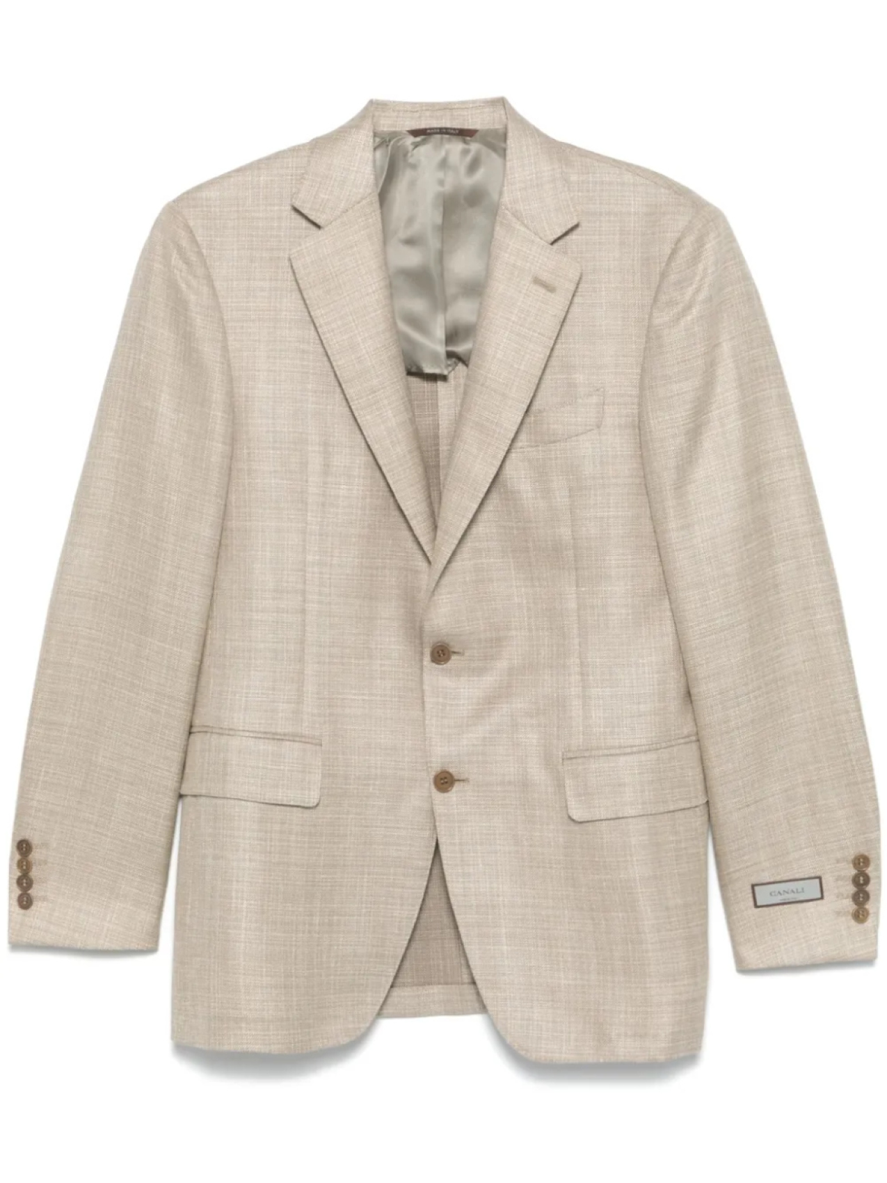 Однобортный пиджак Canali, нейтральный
Однобортный пиджак Canali, нейтральный