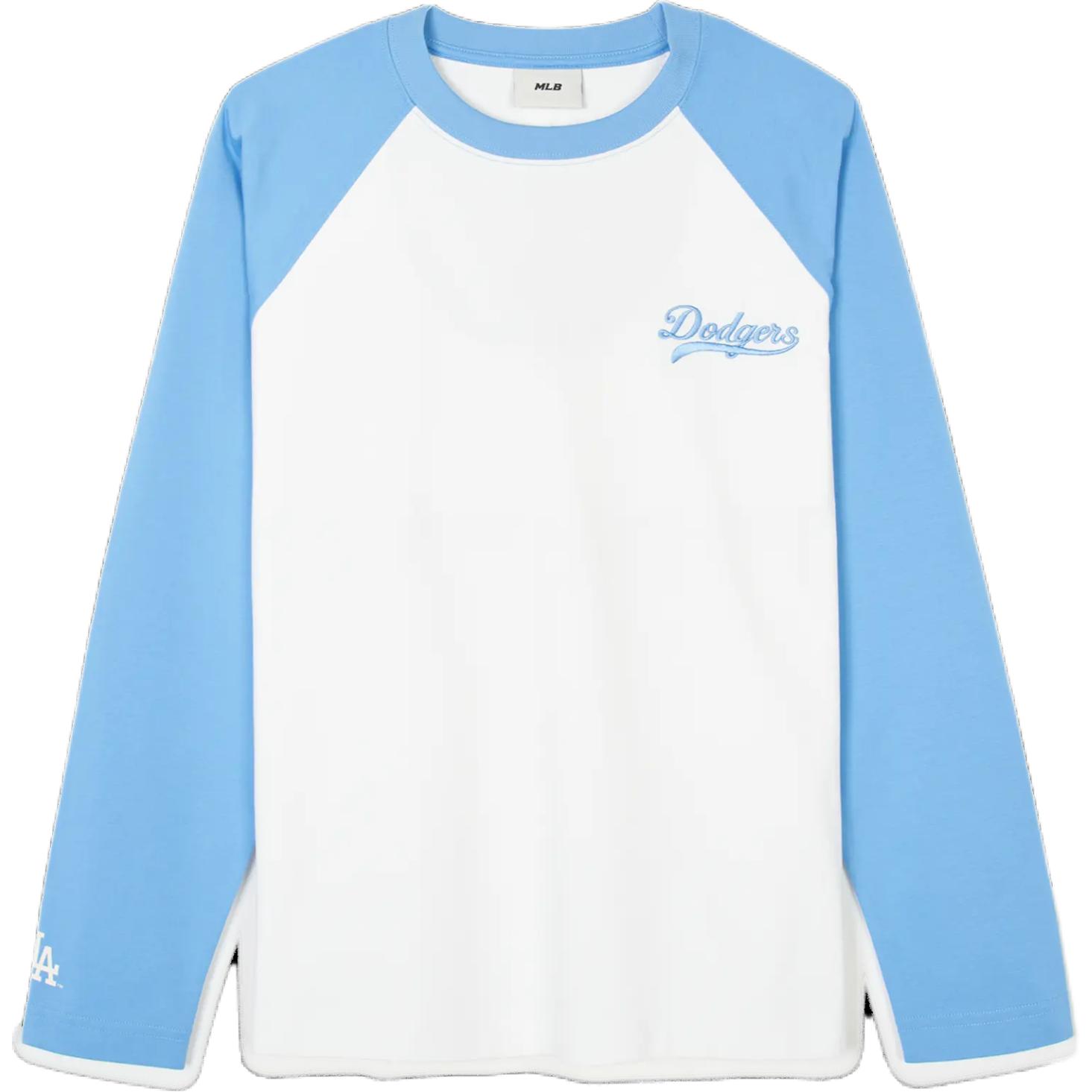 SS24 Футболка с регланными рукавами женская светло-голубая MLB
SS24 Футболка с регланными рукавами женская светло-голубая MLB