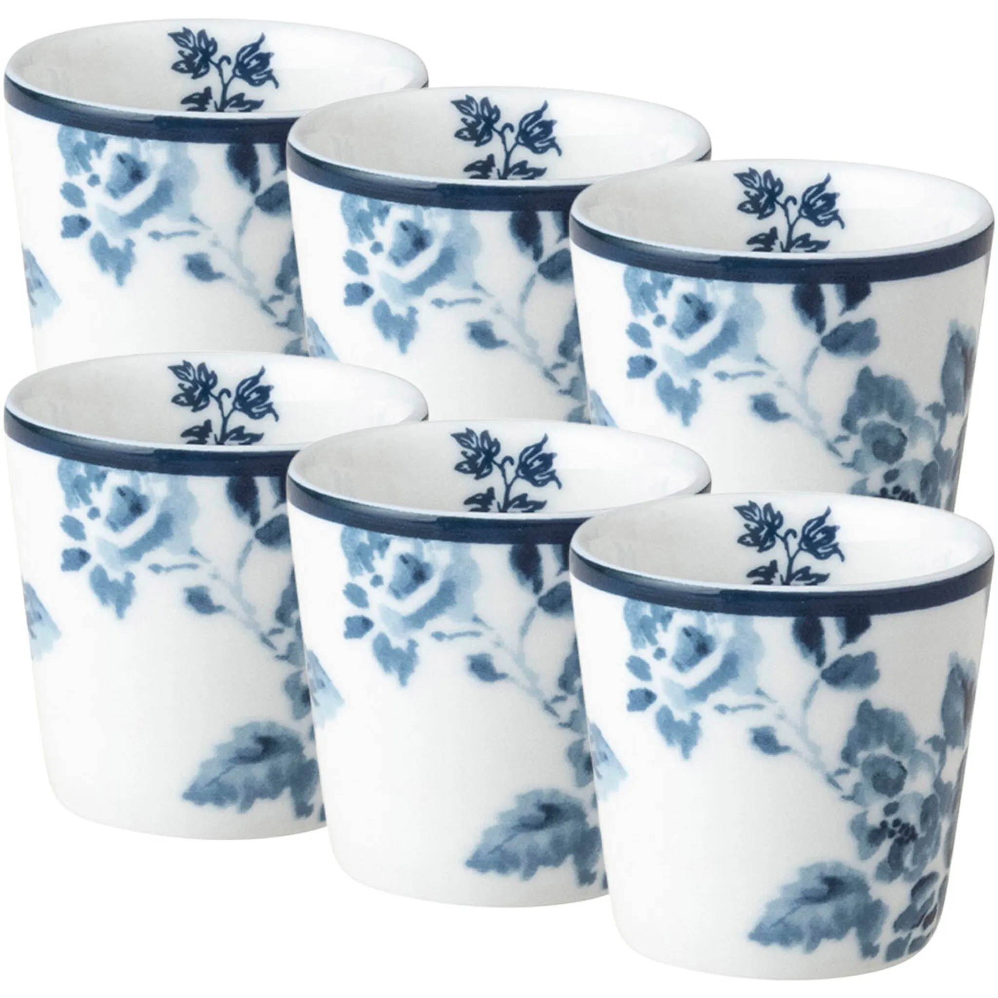 LAURA ASHLEY BLUEPRINT COLLECTABLES Подставки для яиц «Китайская роза», (набор, 6 предметов), фарфор, белый/синий
LAURA ASHLEY BLUEPRINT COLLECTABLES Подставки для яиц «Китайская роза», (набор, 6 предметов), фарфор, белый/синий